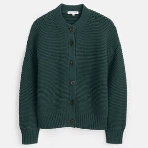 Like New Alex Mill Nico Cardigan in Cotton - Dark Green